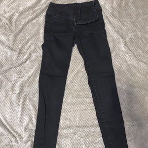 Black high waist skinny jeans